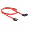 Kabel SATA DeLOCK 83969 0.5m SATA 7-pin czarny czerwony