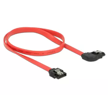 Kabel SATA DeLOCK 83969 0.5m SATA 7-pin czarny czerwony