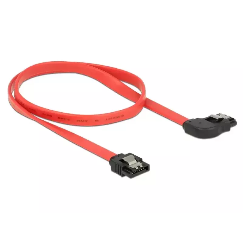 Kabel SATA DeLOCK 83969 0.5m SATA 7-pin czarny czerwony