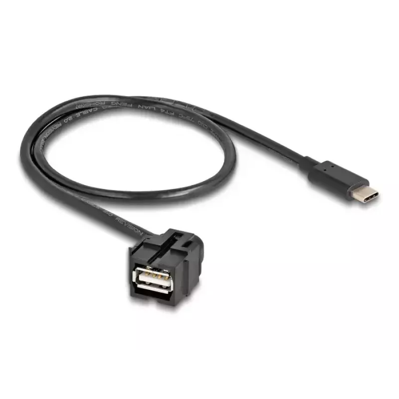 Kabel USB DeLOCK 0,5 m USB 2.0 USB A USB C 88056