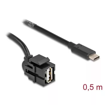 Kabel USB DeLOCK 0,5 m USB 2.0 USB A USB C 88056