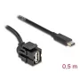 Kabel USB DeLOCK 0,5 m USB 2.0 USB A USB C 88056