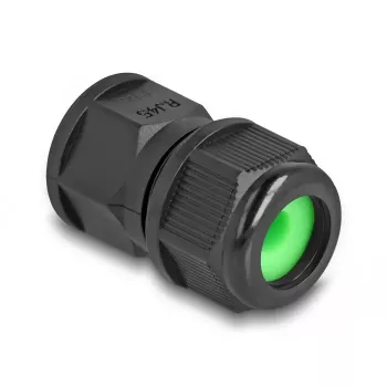 DeLOCK Złącze przelotowe RJ45 IP67 wodoodporne czarne