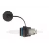 Złącze przewodowe DELOCK RJ45 Cat.6A LSA proste czarne 29×43×29 mm