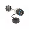 Złącze przewodowe DELOCK RJ45 Cat.6A LSA proste czarne 29×43×29 mm