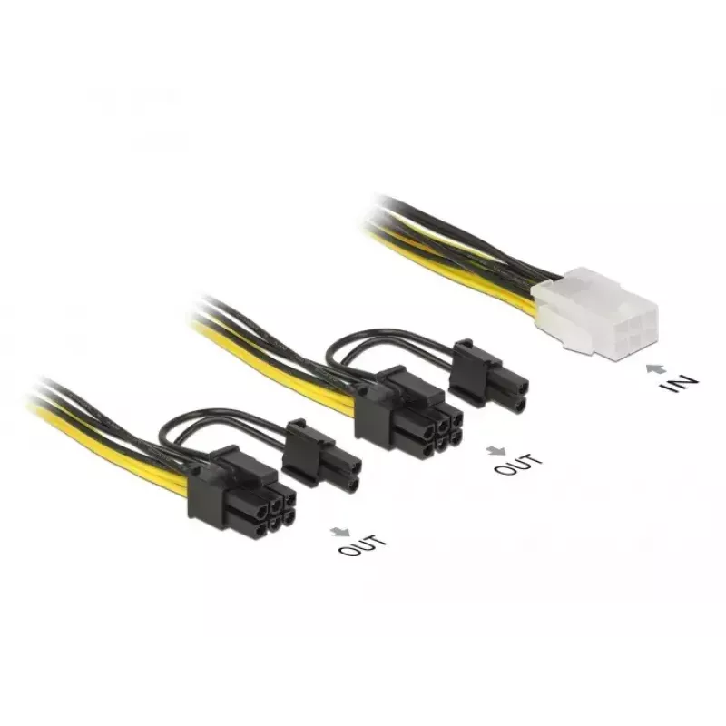 Wewnętrzny kabel zasilający DeLOCK 85452 0,15 m