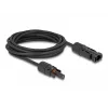 Kabel DeLOCK DL4 Solar kabel 4 mm² męski do żeńskiego 5 m czarny
