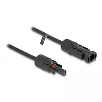 Kabel DeLOCK DL4 Solar kabel 4 mm² męski do żeńskiego 5 m czarny