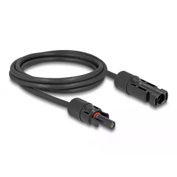 Kabel solarny DeLOCK DL4 6 mm² męski/żeński 3 m czarny