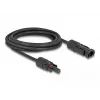 Kabel DeLOCK DL4 Solar kabel 4 mm² męski do żeńskiego 3 m czarny