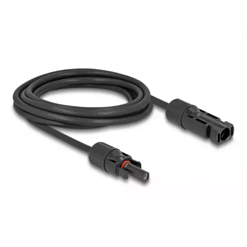 Kabel DeLOCK DL4 Solar kabel 4 mm² męski do żeńskiego 3 m czarny