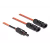 Rozgałęźnik kablowy DeLOCK DL4 1 x żeński do 2 x męski 30 cm czerwony