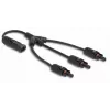 DeLOCK DL4 Solar Splitter kabel 1 x męskie na 3 x żeńskie 35 cm czarny