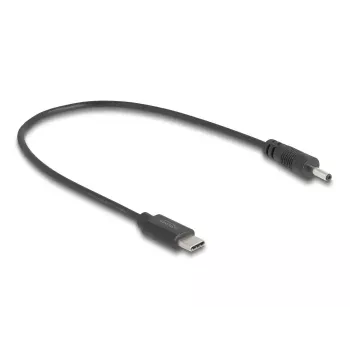 DeLOCK 85403 kabel zasilający Czarny 0,27 m USB C DC