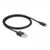 Kabel USB do danych i zasilania DeLOCK 83002 1 m czarny