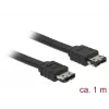 Kabel SATA DeLOCK 85640 1 m eSATA Czarny