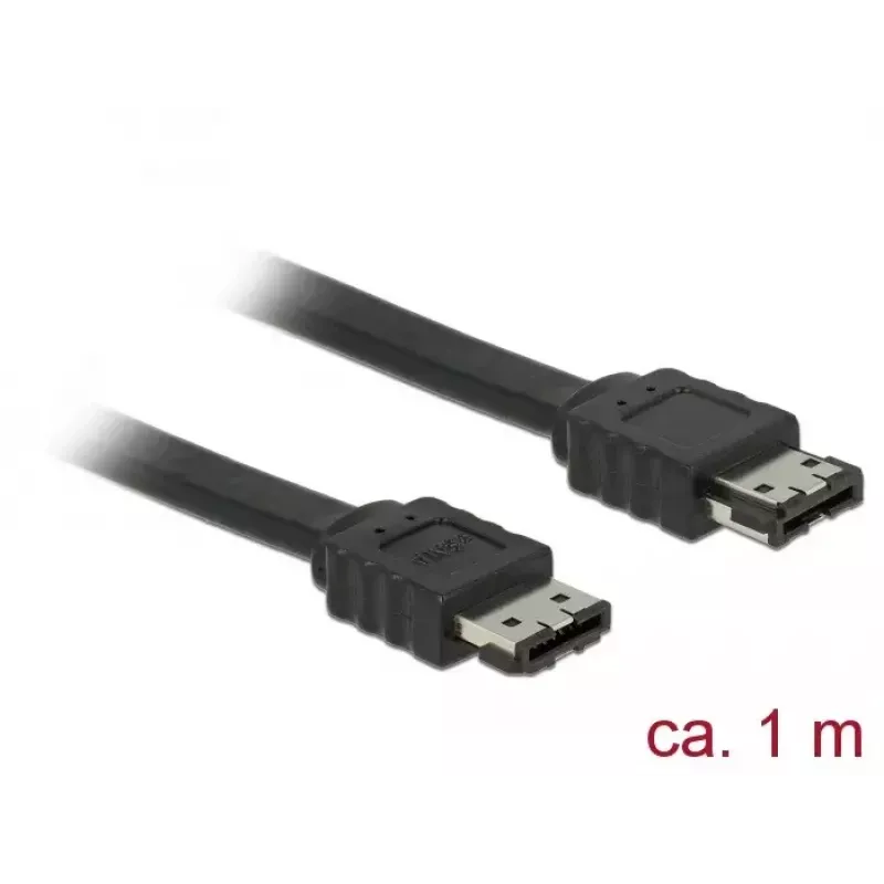 Kabel SATA DeLOCK 85640 1 m eSATA Czarny
