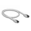 Kabel sieciowy DeLOCK 80557 RJ-45 Cat8.1 0,5 m Szary
