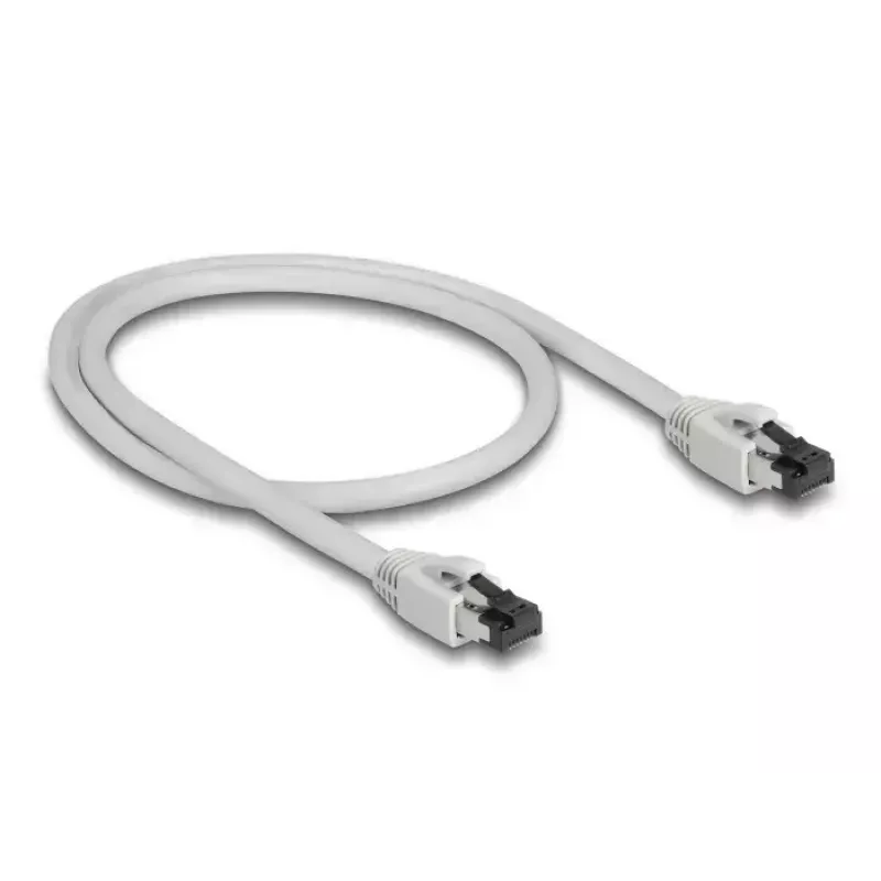 Kabel sieciowy DeLOCK 80557 RJ-45 Cat8.1 0,5 m Szary