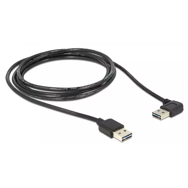 Kabel USB DeLOCK 3m USB 2.0 A m/m 90°