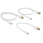 Kabel USB DeLOCK 83679 USB 2.0 USB A Micro-USB B Biały