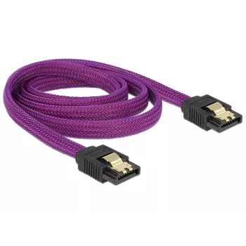 Kabel SATA DeLOCK 83692 1 m SATA 7-pin fioletowy