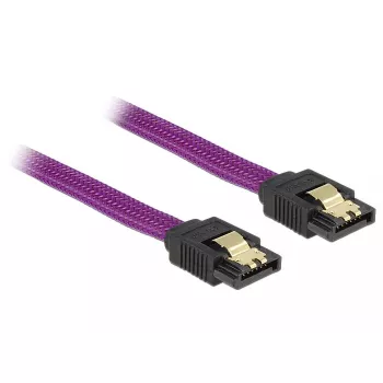 Kabel SATA DeLOCK 83692 1 m SATA 7-pin fioletowy