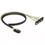 Wewnętrzny kabel zasilający DeLOCK 85686 0,5 m Mini SAS SFF-8087 na 4 SATA