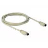 Kabel PS/2 DeLOCK 85805 1.8m 6-p Mini-DIN Beżowy