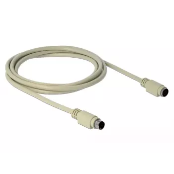 Kabel PS/2 DeLOCK 85805 1.8m 6-p Mini-DIN Beżowy