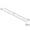 Opaska kablowa DeLOCK 18817 Stal Biały 200 mm 10 szt.