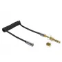 Przedłużacz audio DELOCK 85831 — 1 m, 3,5 mm wtyk męski na żeński, pozłacane styki, AWG 28, czarny