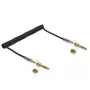 Kabel audio DELOCK 85837 — 2 m, 3,5 mm męski-męski, pozłacane styki, AWG 28, czarny