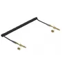 Kabel audio DELOCK 85838 — 3,5 mm męski na 3,5 mm męski, 3 m, pozłacane styki, 28 AWG, czarny