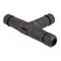 Prosty złącze elektryczne DELOCK 86919 — złącze proste, 85–260 V, czarne, 25 × 114 mm