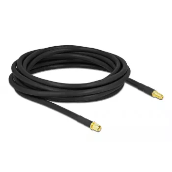 Kabel antenowy SMA wtyk do SMA gniazdo DeLOCK 90460 5 m niskostratny