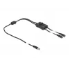 Kabel DC DeLOCK 86794 5,5 x 2,1 mm męski na 2 x żeński z przełącznikiem 1 m