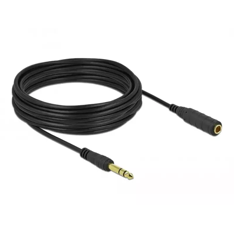 Przedłużacz audio jack stereo DeLOCK 86766 10 m czarny