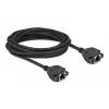 Kabel przedłużający do sieci DeLOCK Cat.6A 5m Czarny