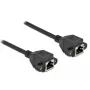 Kabel przedłużający do sieci DeLOCK Cat.6A 5m Czarny