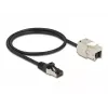 Kabel RJ45 wtyk do modułu Keystone RJ45 gniazdo DeLOCK 87025