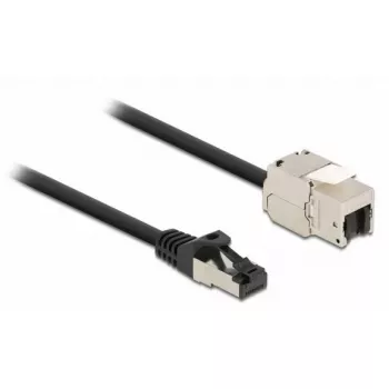 Kabel RJ45 wtyk do modułu Keystone RJ45 gniazdo DeLOCK 87025