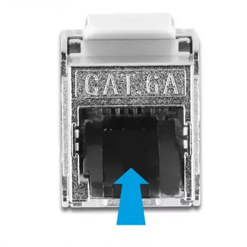 Kabel RJ45 wtyk do modułu Keystone RJ45 gniazdo DeLOCK 87030