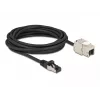 Kabel RJ45 wtyk do modułu Keystone RJ45 gniazdo DeLOCK 87030