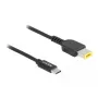 Kabel do ładowania laptopa DeLOCK USB typu C męski do Lenovo 11,0 x 4,5 mm męski 1,5 m 20 V 3 A