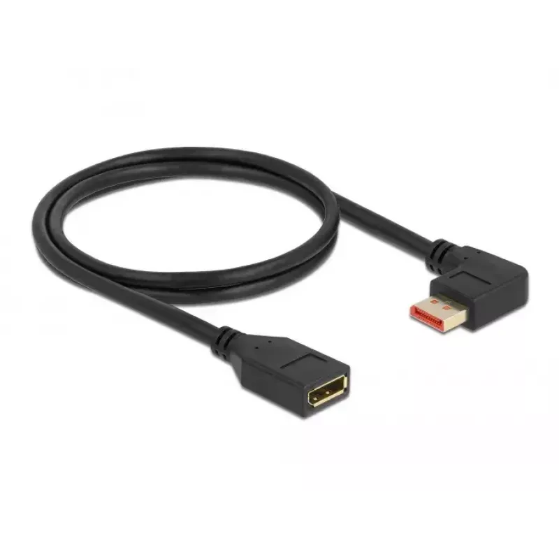 Przedłużacz DisplayPort DeLOCK 87073 1m 90° lewy kątowy