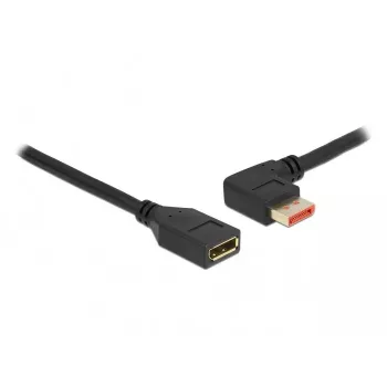 Przedłużacz DisplayPort DeLOCK 87073 1m 90° lewy kątowy