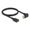 Przedłużacz DisplayPort DeLOCK kątowy 90° do góry 8K 60 Hz 1 m