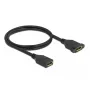 Kabel DisplayPort złącze żeńskie na złącze żeńskie do montażu panelowego DeLOCK 87100