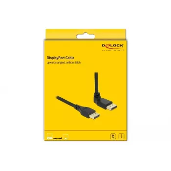 Kabel DisplayPort DELOCK 2 m, DisplayPort na DisplayPort, średnica 5,7 mm, do 32 kanałów audio